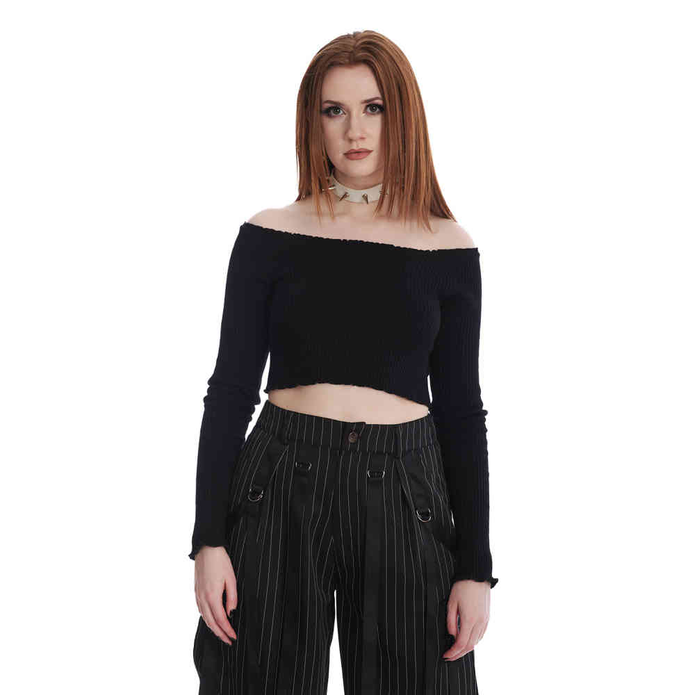 Banned - Sally Knitted Strick pullover - Schwarz